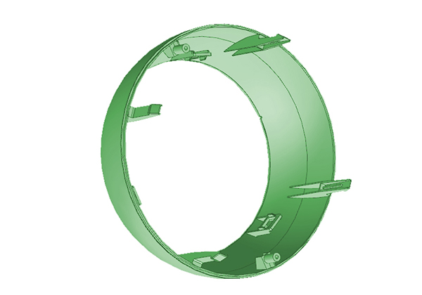 小風(fēng)扇后罩殼塑膠模具 小風(fēng)扇后罩殼塑膠模具